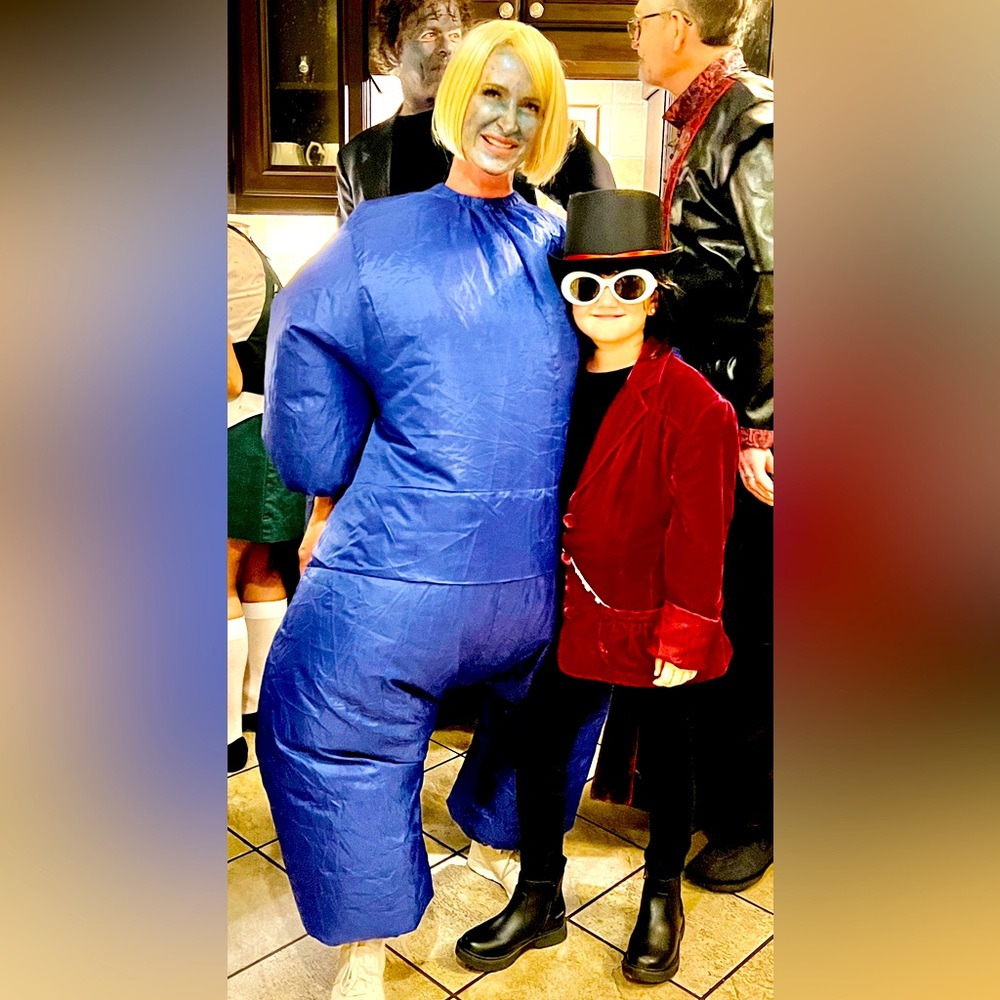 Blue Inflatable Costume OS
